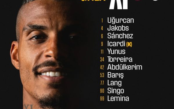 Galatasaray anunță formația pentru meciul cu Trabzonspor