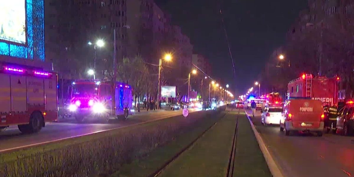 Un incendiu care a mistuit apartamentul de pe Calea Vitan a încheiat tragic o noapte plină de tensiune în Capitală