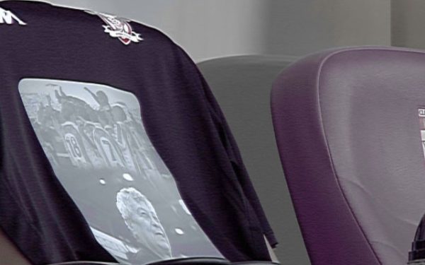 Rapidiștii omagiază pe Mircea Lucescu în Giulești, la locul său special