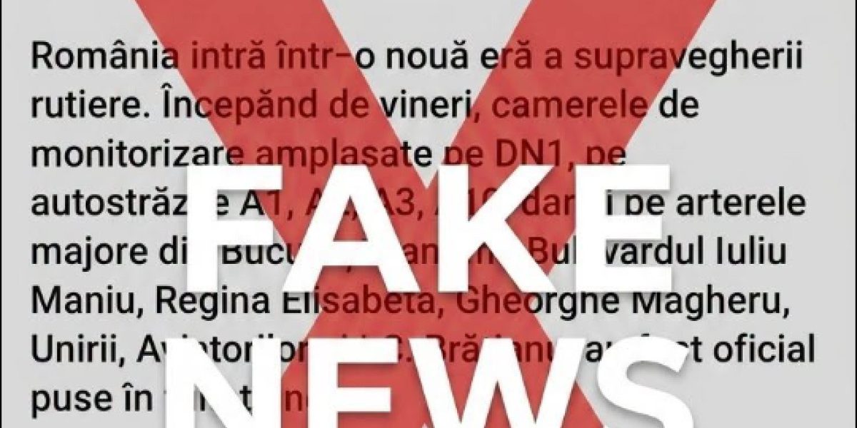 MAI: Fake news despre monitorizarea traficului, demontat cu argumente