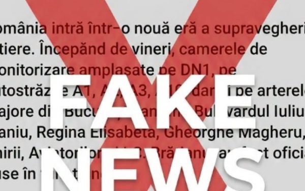 MAI: Fake news despre monitorizarea traficului, demontat cu argumente