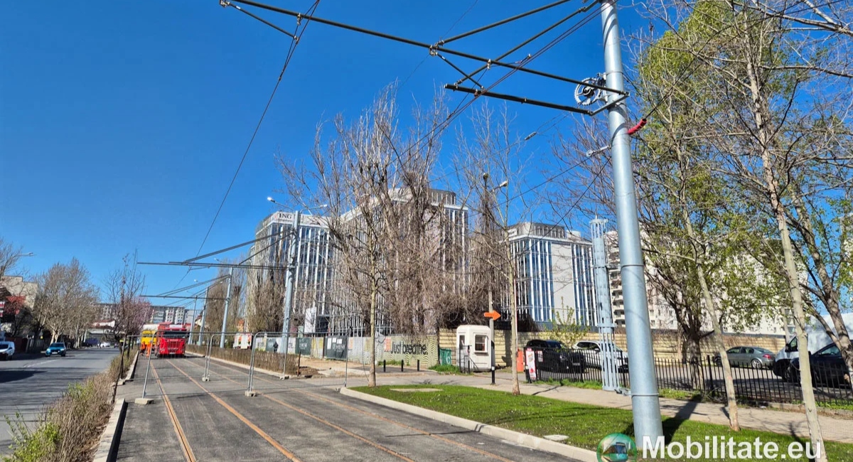 Lucrările la tramvaiul de pe Bulevardul Expoziției, aproape gata: Când se finalizează în București