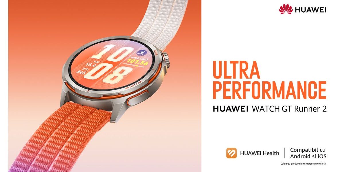HUAWEI WATCH GT Runner 2: Alergare științifică, performanță și confort