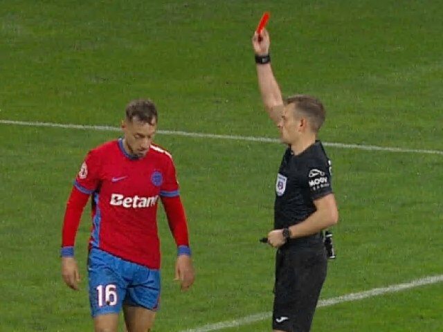 Mihai Lixandru, mijlocașul celor de la FCSB, a fost suspendat un meci după eliminarea din partida cu FC Botoșani