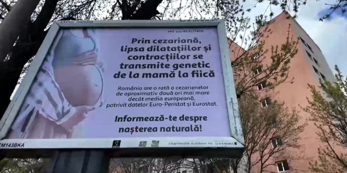 Cine plătește panourile anti-cezariană din București, marca Snoop