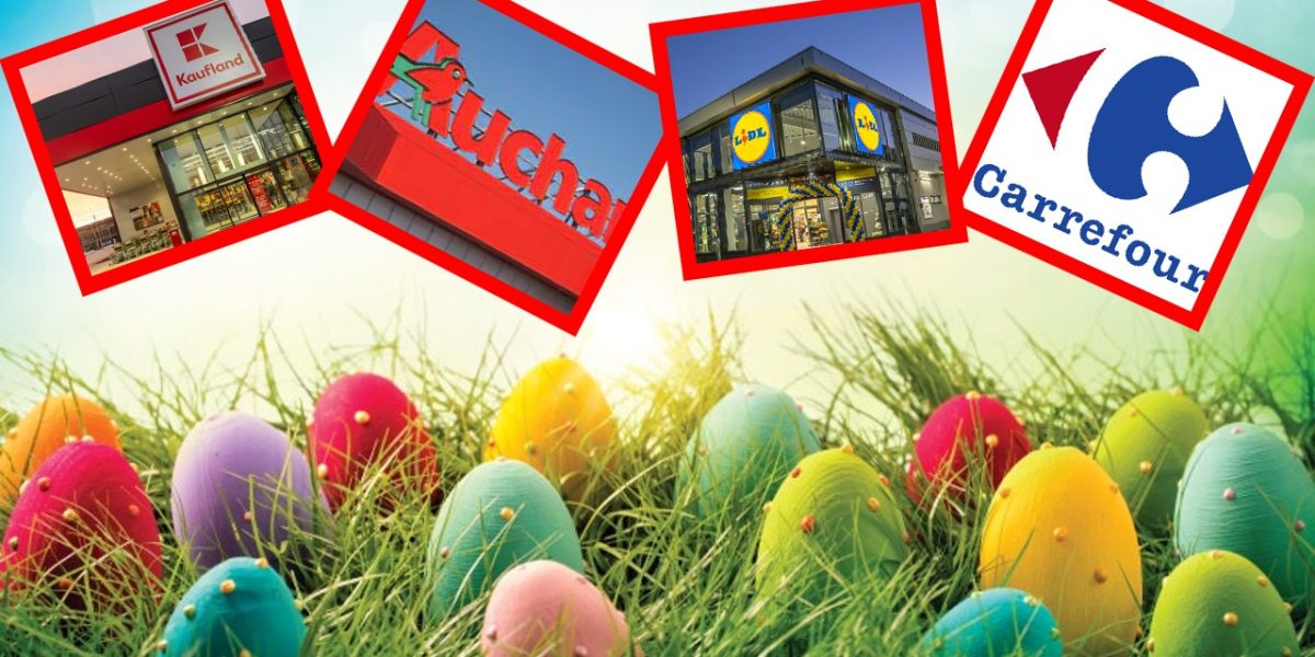 Cumpărături de Paște: Un SINGUR supermarket deschis pe 12 aprilie 2026