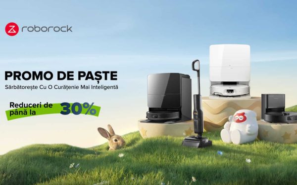 Roborock lansează promoții de Paște cu reduceri de până la 30% în cele mai mari magazine de specialitate Campaniile promoționale de Paște bat la ușă, iar retailerii de tehnologie din România pregătesc oferte speciale pentru clienți