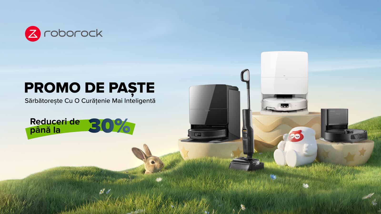 Roborock lansează promoții de Paște cu reduceri de până la 30% în cele mai mari magazine de specialitate Campaniile promoționale de Paște bat la ușă, iar retailerii de tehnologie din România pregătesc oferte speciale pentru clienți