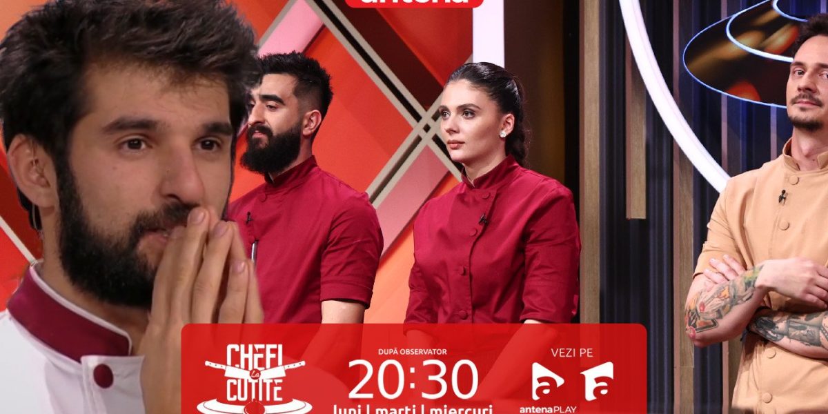 Chef Richard, șocat! Prima eliminare de la Chefi la Cuțite, sezonul 17