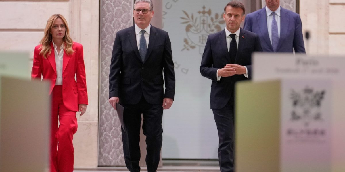 Starmer, Macron, Merz și Meloni bat palma: Misiune în Strâmtoarea Ormuz