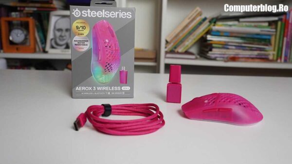 SteelSeries Aerox 3 Gen 2: Mouse-ul ușor care-ți dă un avantaj în gaming!