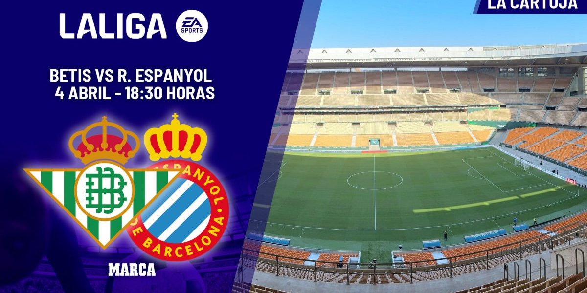 Duminică, 4 aprilie 2026, la ora 18.30, pe stadionul La Cartuja din Sevilla va avea loc meciul dintre Real Betis Balompie și RCD Espanyol, o etapă crucială în cadrul ligii La Liga EA Sports