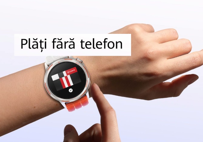 Huawei aduce plățile contactless pe smartwatch în România și alte peste 30 de piețe europene Huawei își extinde serviciul Curve Pay pentru plăți contactless direct de pe smartwatch, o facilitate ce devine disponibilă acum în peste 30 de țări europene, inclusiv în România