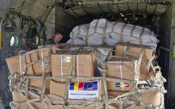 România trimite 15 tone de ajutoare în Liban: Avion MApN, cu alimente și corturi, a decolat