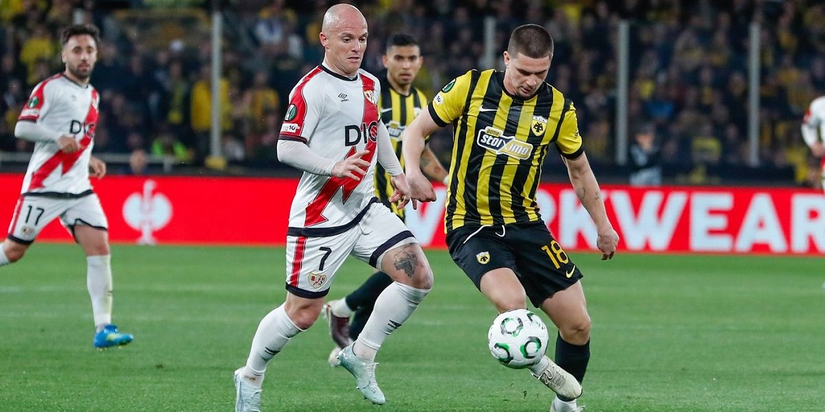AEK Atena – Rayo Vallecano 3-1: Răzvan Marin, aproape de minune. Rațiu, meci dificil