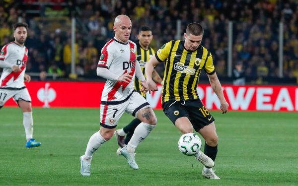AEK Atena – Rayo Vallecano 3-1: Răzvan Marin, aproape de minune. Rațiu, meci dificil