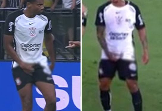Gest obscen pe teren: Un jucător de la Corinthians, eliminat după VAR