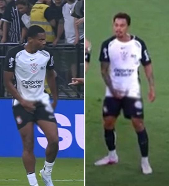 Gest obscen pe teren: Un jucător de la Corinthians, eliminat după VAR