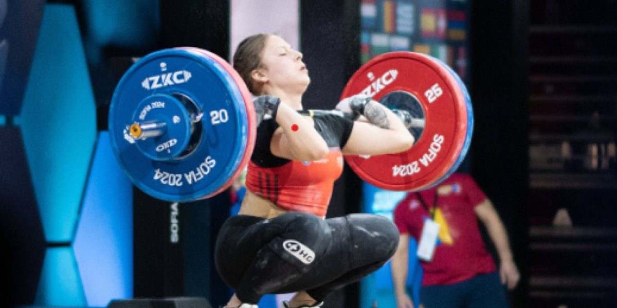 Andreea Cotruța, argint la smuls pentru România la Europenele de Haltere