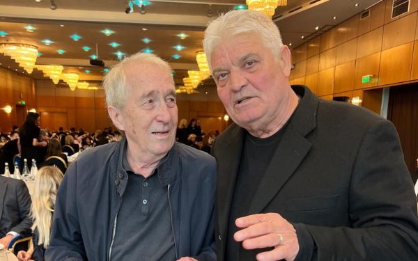 Apariție neașteptată: Valentin Ceaușescu, la parastasul lui Mircea Lucescu