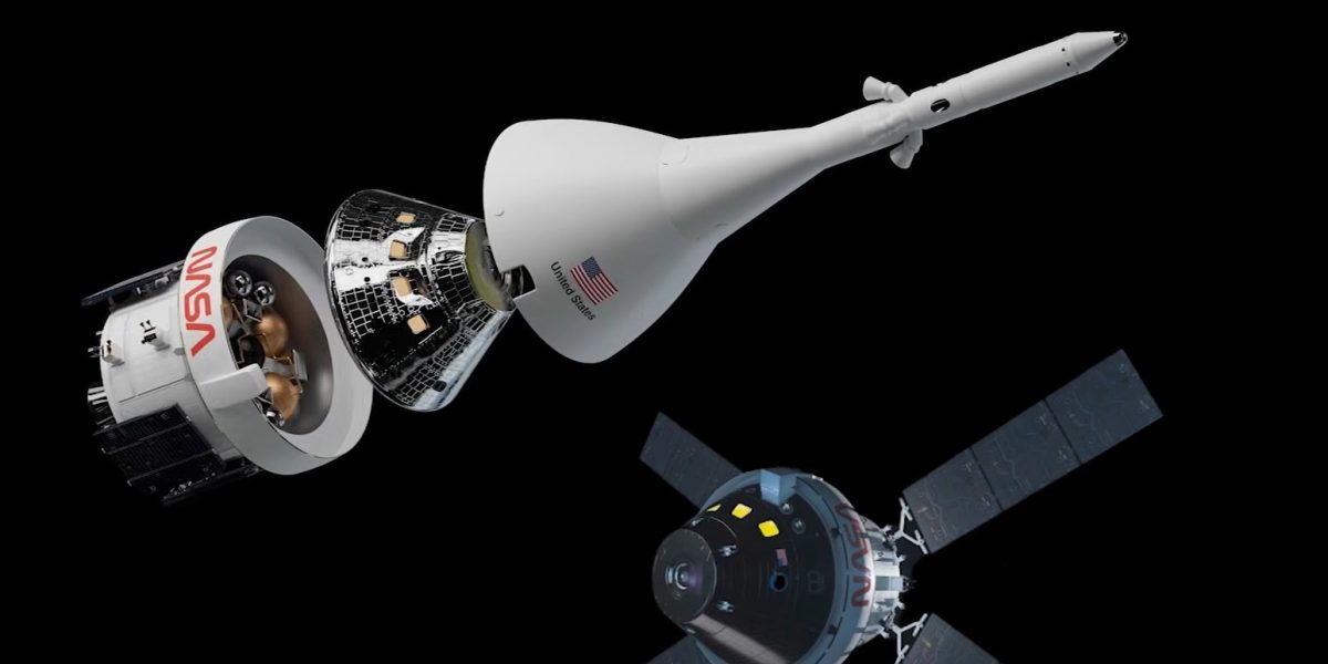Capsula Orion, noul etalon al tehnologiei spațiale, a fost proiectată pentru a acomoda patru astronauți într-un spațiu de circa 9,3 metri cubi, echivalentul a două minivanuri