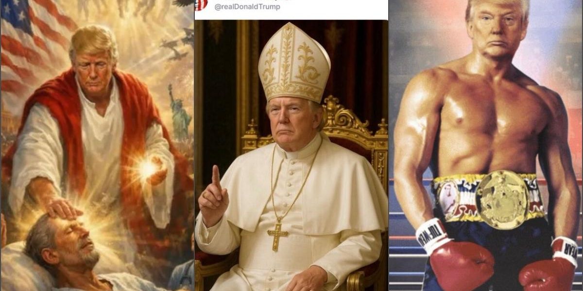 Meme-urile deepfake cu DONALD Trump: De la ISUS la ROCKY, totul pe fond MAGA