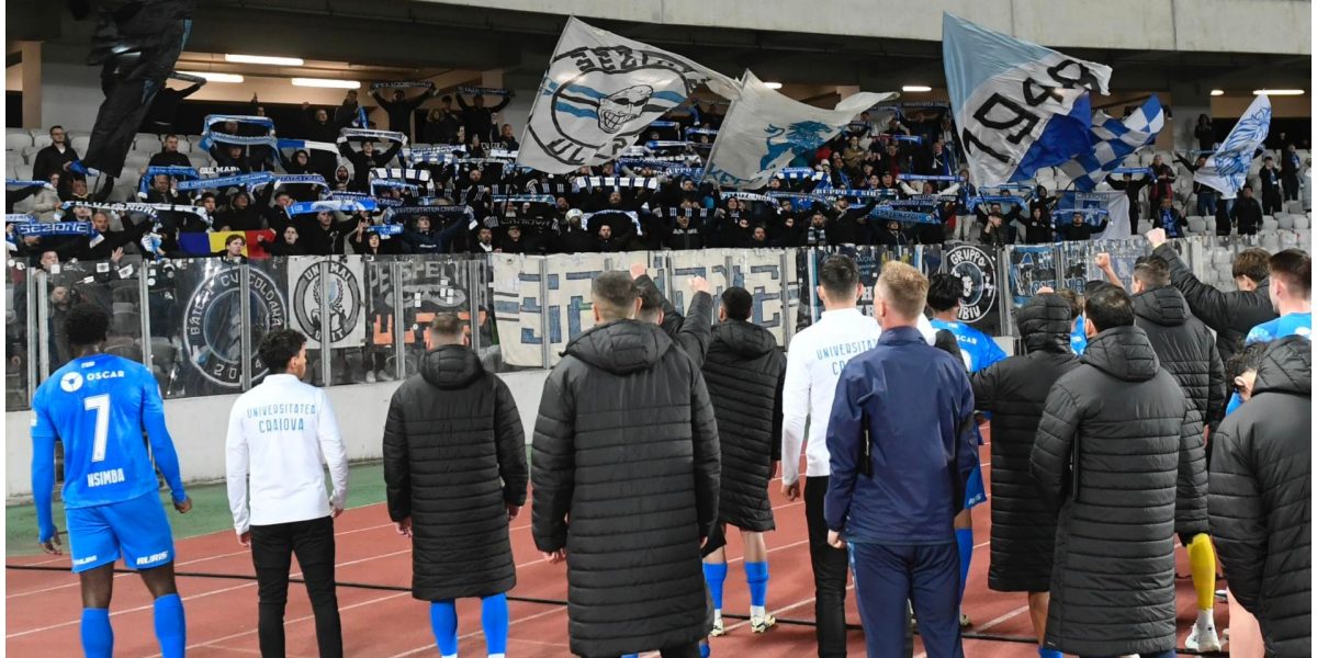 Fanii Craiovei, dezamăgiți după Cluj: „Pierdurăm o luptă, nu războiul!”