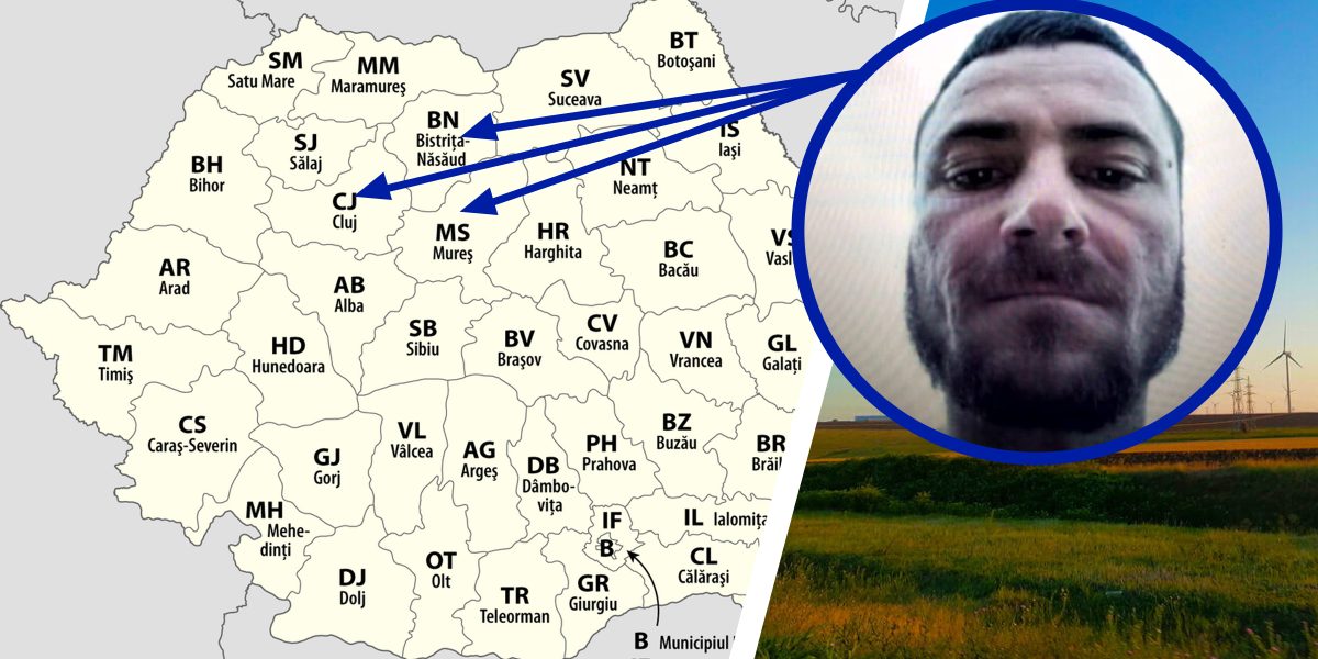 GÂNJ, fugarul care a panicat România: Unde a fost văzut