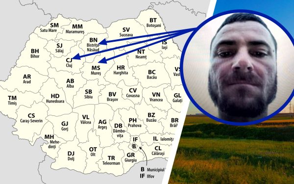 GÂNJ, fugarul care a panicat România: Unde a fost văzut