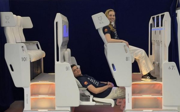 Cum arată scaunul-pat din avion? Designul, „suprem” pentru zbor