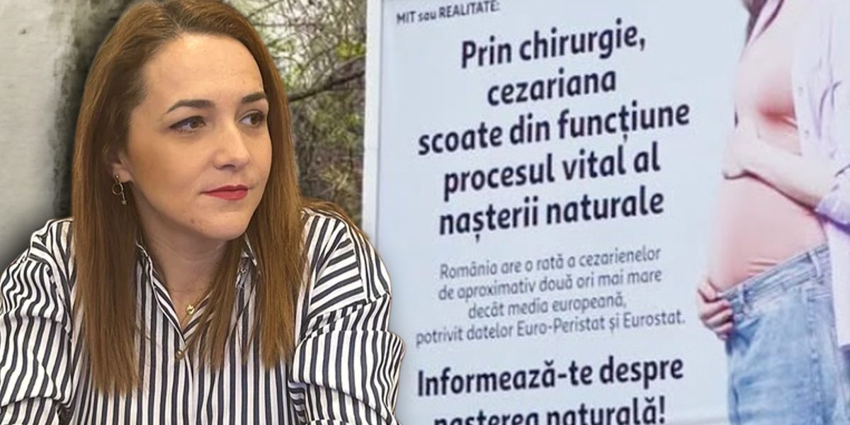 Senatoarea USR Cynthia Păun cere interzicerea nașterii naturale: Ce motive invocă