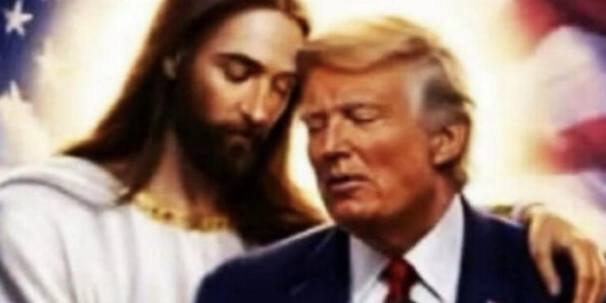 Trump, imagine inedită: îmbrățișează-l pe Isus. Ce spune fostul președinte SUA