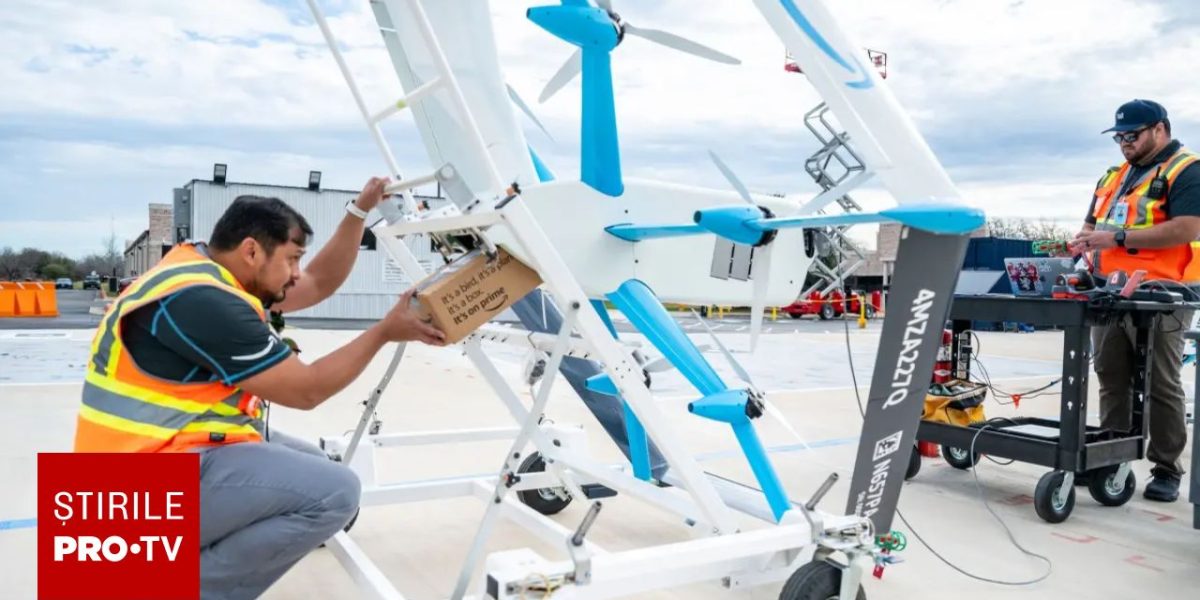 Revoltă online: Amazon, acuzat că sparge colete cu dronele IA