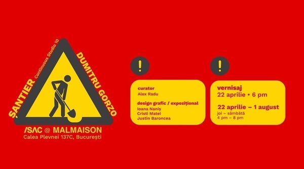 Gorzo, Șantierul artistic la Malmaison: Vernisaj cu de toate