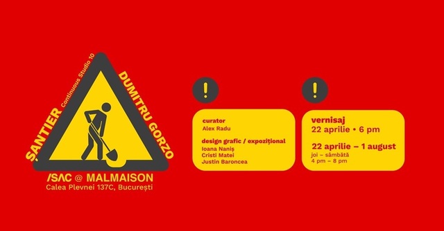 Gorzo, Șantierul artistic la Malmaison: Vernisaj cu de toate