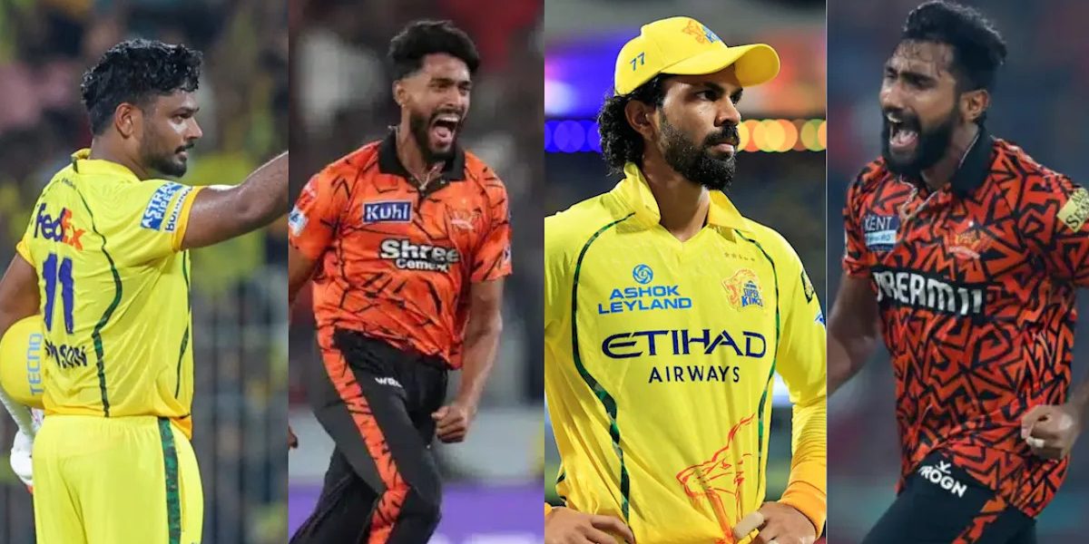 Bătălie pe teren: Samson versus Hinge și 5 staruri în meciul SRH-CSK din IPL 2026