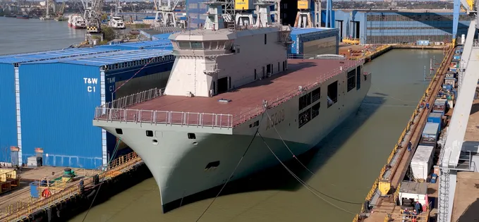 Damen Galați, performanța anului: construiește un portavion!