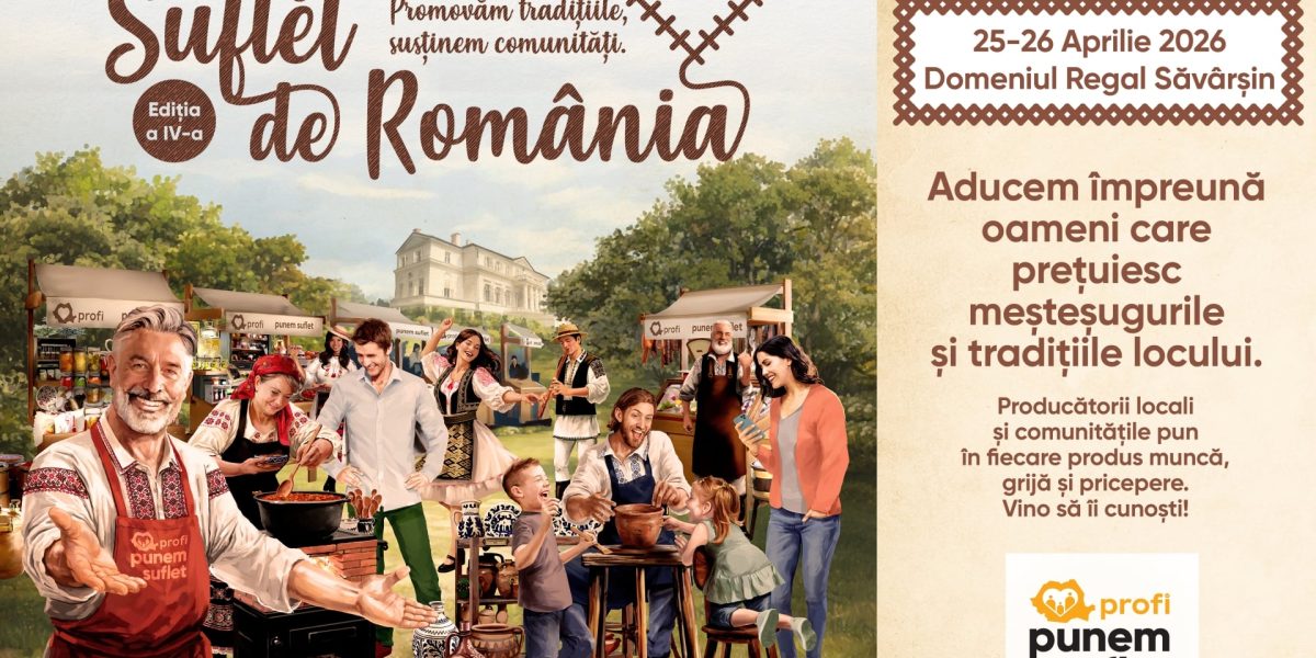 Mai amplă ediție Suflet de România la Săvârșin: Spectacol pe Domeniul Regal!
