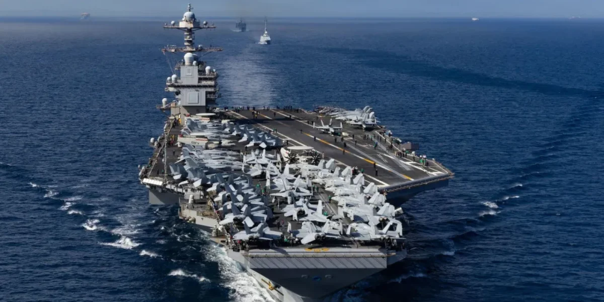 USS Gerald R. Ford: Record istoric, similar cu cel din războiul din Vietnam