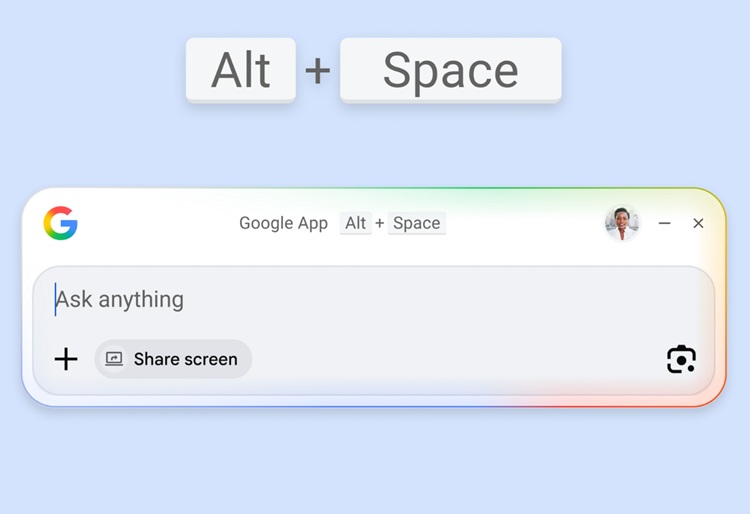 Google: Search și AI, integrate într-o aplicație Windows