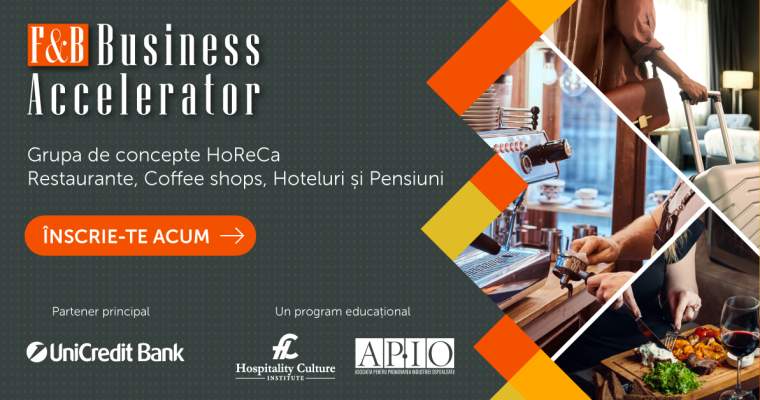 Programul F&B Business Accelerator majorează profiturile HoReCa din România