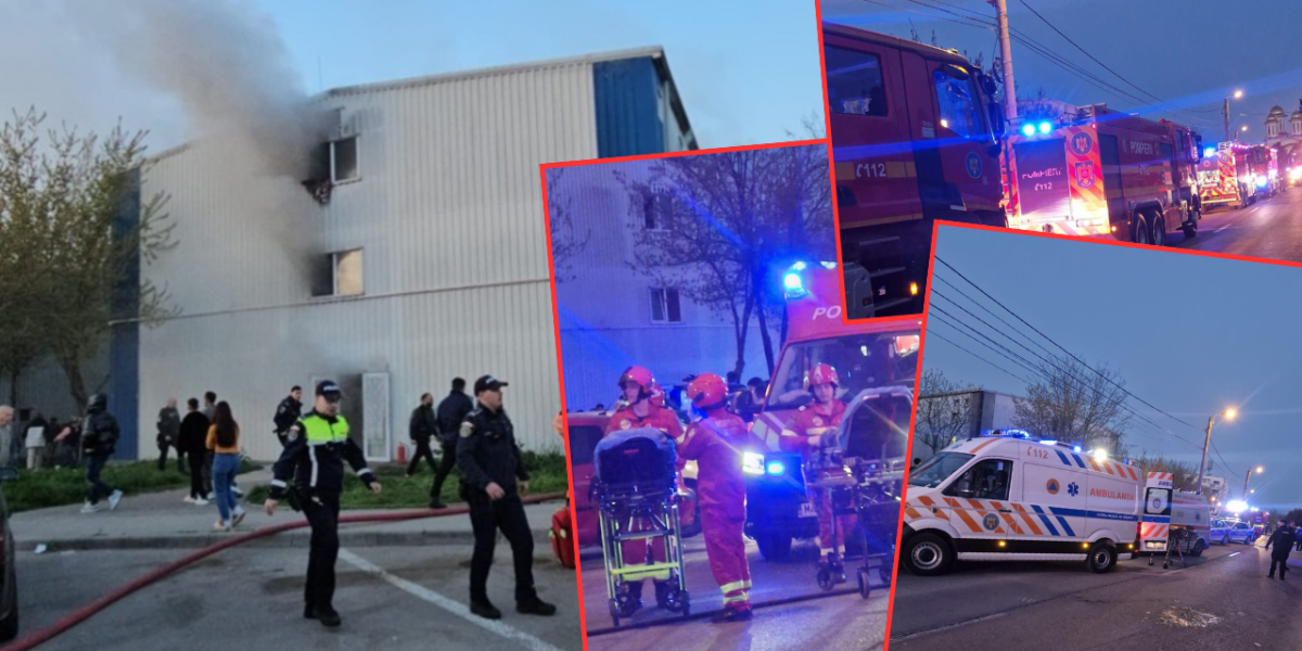 Incendiu URIAȘ în Constanța: Plan Roșu activat, fetiță de 9 ani, la spital