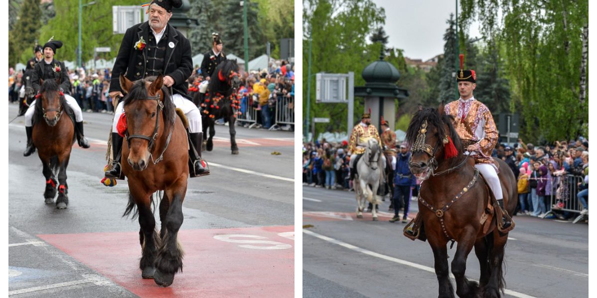 Parada Junilor, aplaudată frenetic la Brașov: Mii de oameni, spectacol memorabil