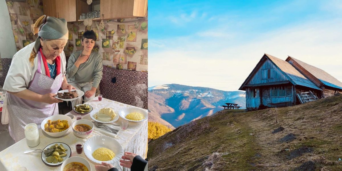 Maria Hoadrea, bunica din Țara Colibelor, îi așteaptă pe turiști cu bucurie