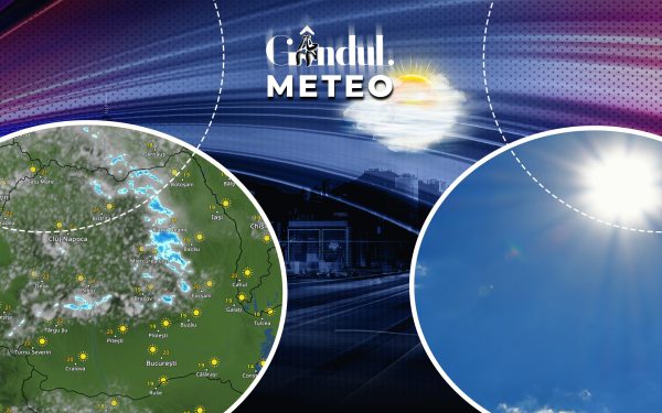 Unde se întorc ploile și unde vom avea 24 de grade, anunță ANM