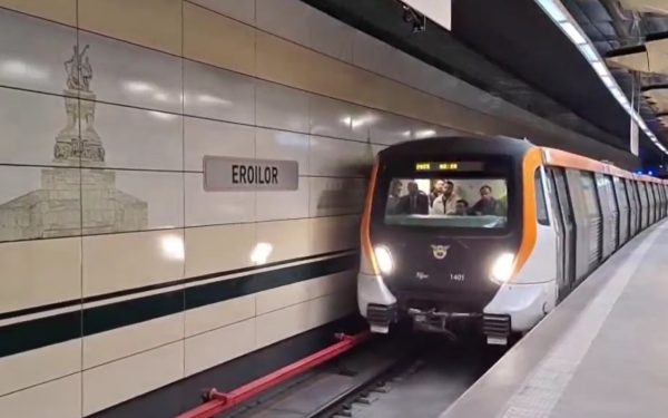 Noile trenuri destinate Magistralei 5 a metroului bucureștean se află în prezent în etapa de testare dinamică