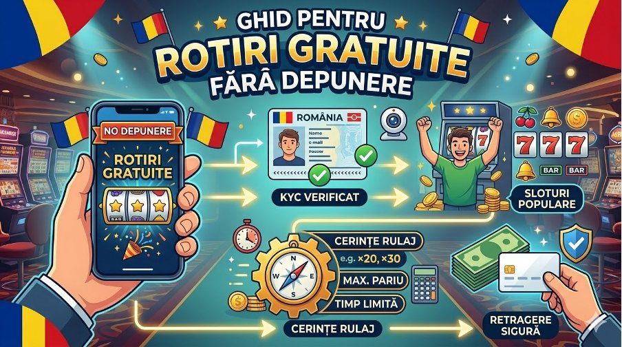 Rotiri gratuite fără depunere: ce trebuie să știi