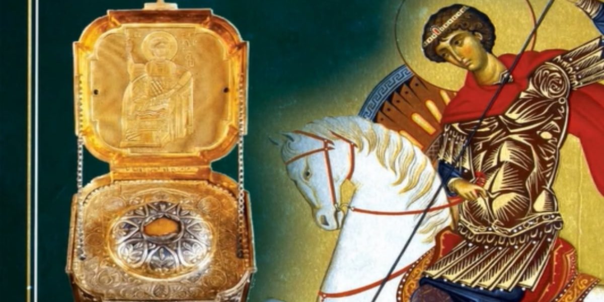 Capul Sfântului Gheorghe, adus din Muntele Athos în România. Unde ajung moaștele sfinte?