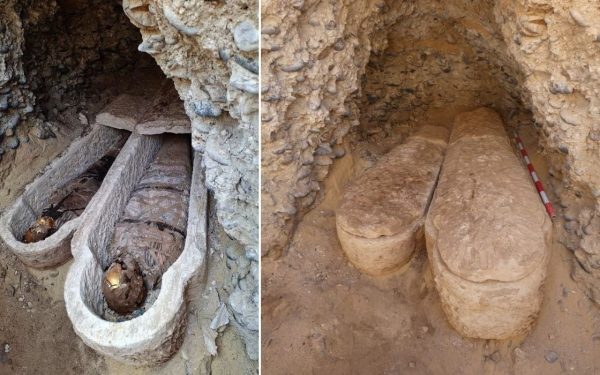 Mormânt ROMAN, vechi de 1600 de ani, descoperit în EGIPT. Iliada lui HOMER, pe un papirus