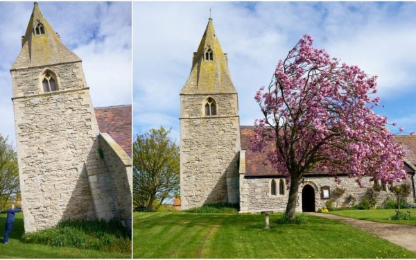 Biserică din Anglia, mai înclinată decât Turnul din Pisa. E pericol